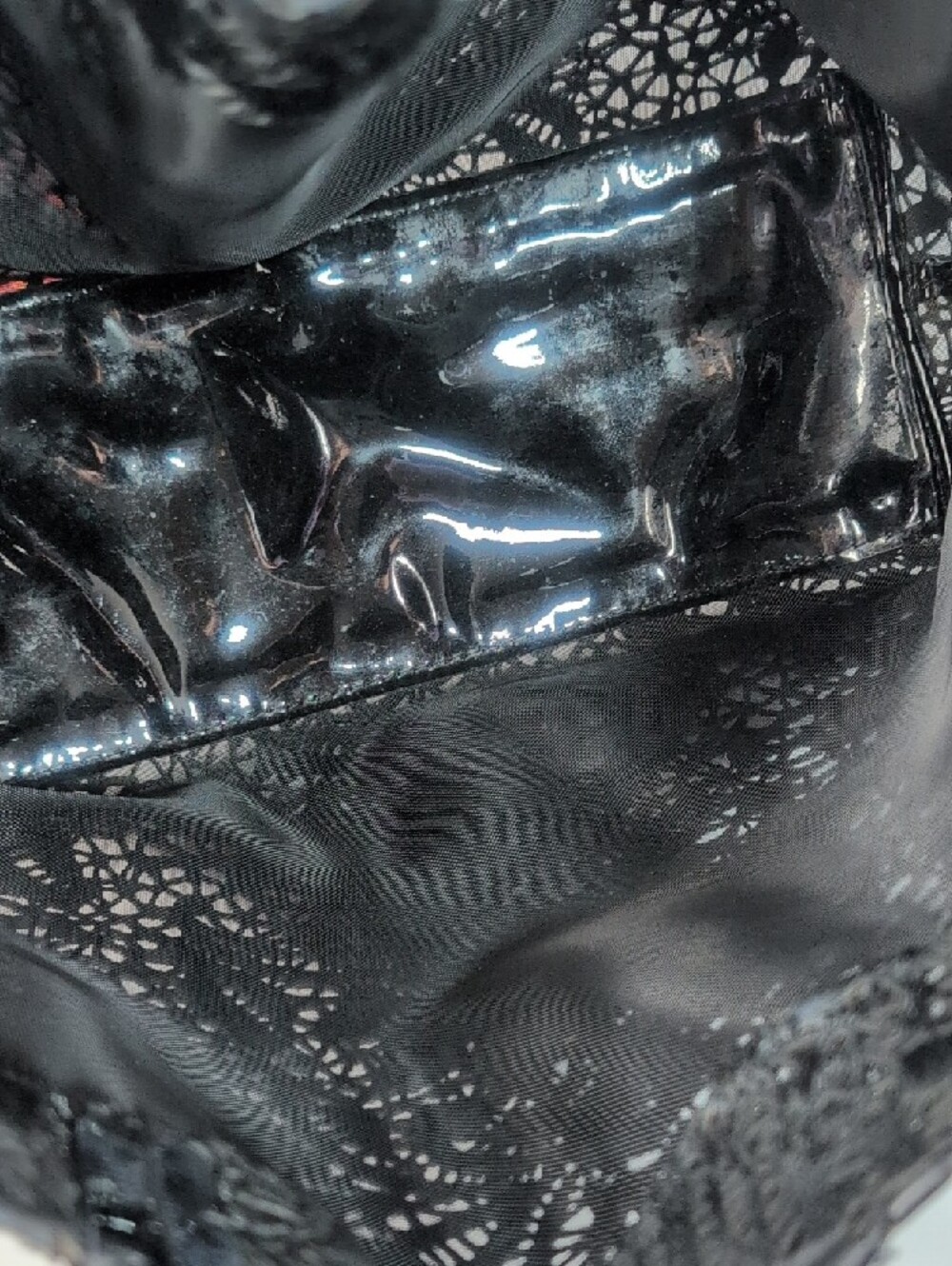 Valentino Garavani Lazer Cut Calfhair Crystal Embellished Tote - Picture 10 of 16